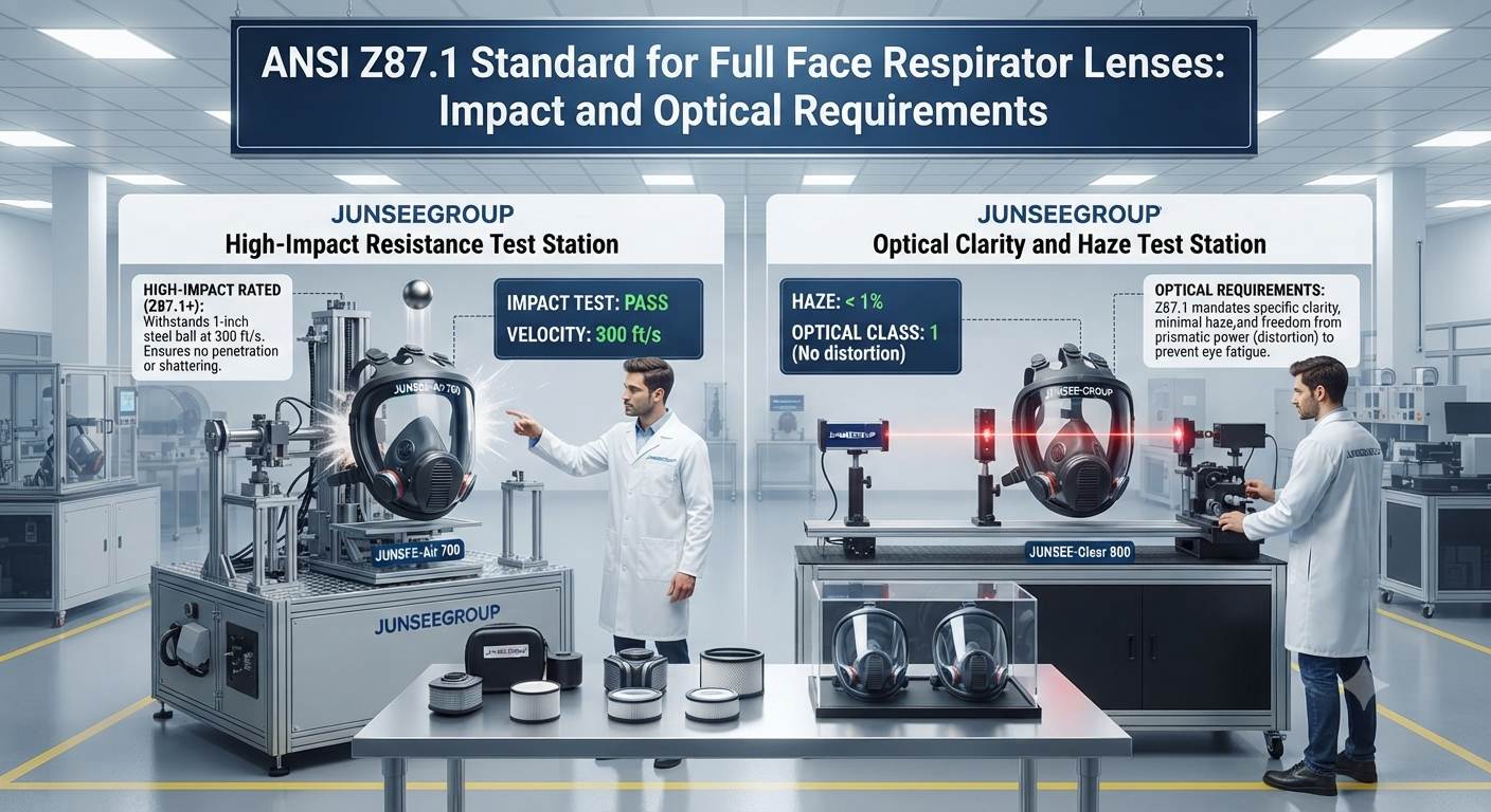 ANSI Z87.1 Standard for Full Face Respirator Lenses: Impact and Optical Requirements